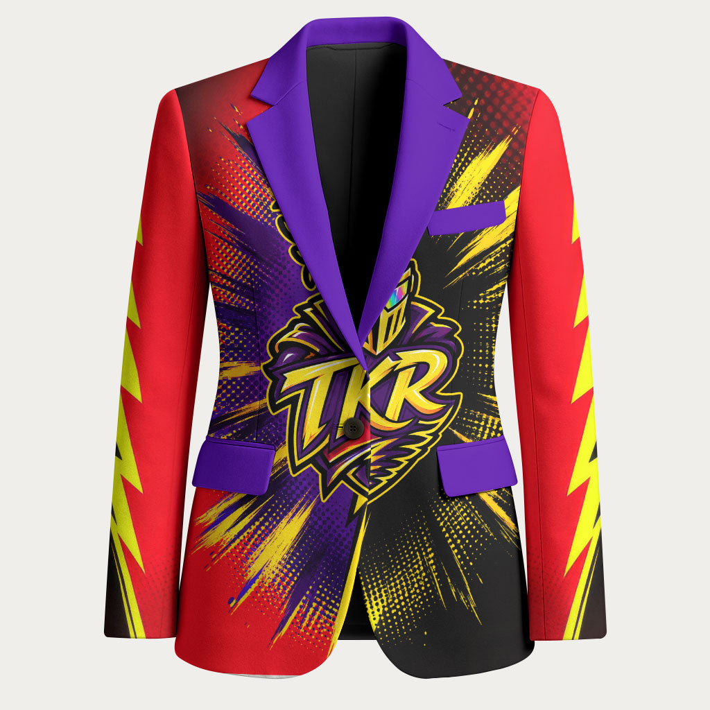 Trinidad and Tobago Cricket Blazer Trinbago Knight Riders - Ride Or Die Comic Halftone