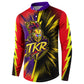 Trinidad and Tobago Cricket Button Sweatshirt Trinbago Knight Riders - Ride Or Die Comic Halftone