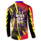 Trinidad and Tobago Cricket Button Sweatshirt Trinbago Knight Riders - Ride Or Die Comic Halftone