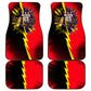 Trinidad and Tobago Cricket Car Mats Trinbago Knight Riders - Ride Or Die Comic Halftone