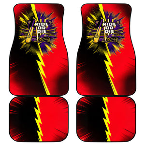 Trinidad and Tobago Cricket Car Mats Trinbago Knight Riders - Ride Or Die Comic Halftone