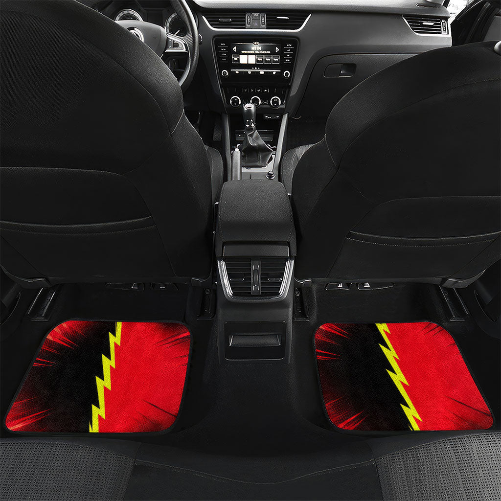 Trinidad and Tobago Cricket Car Mats Trinbago Knight Riders - Ride Or Die Comic Halftone