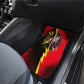 Trinidad and Tobago Cricket Car Mats Trinbago Knight Riders - Ride Or Die Comic Halftone
