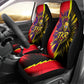 Trinidad and Tobago Cricket Car Seat Cover Trinbago Knight Riders - Ride Or Die Comic Halftone