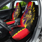 Trinidad and Tobago Cricket Car Seat Cover Trinbago Knight Riders - Ride Or Die Comic Halftone