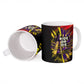 Trinidad and Tobago Cricket Ceramic Mug Trinbago Knight Riders - Ride Or Die Comic Halftone