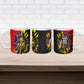 Trinidad and Tobago Cricket Ceramic Mug Trinbago Knight Riders - Ride Or Die Comic Halftone