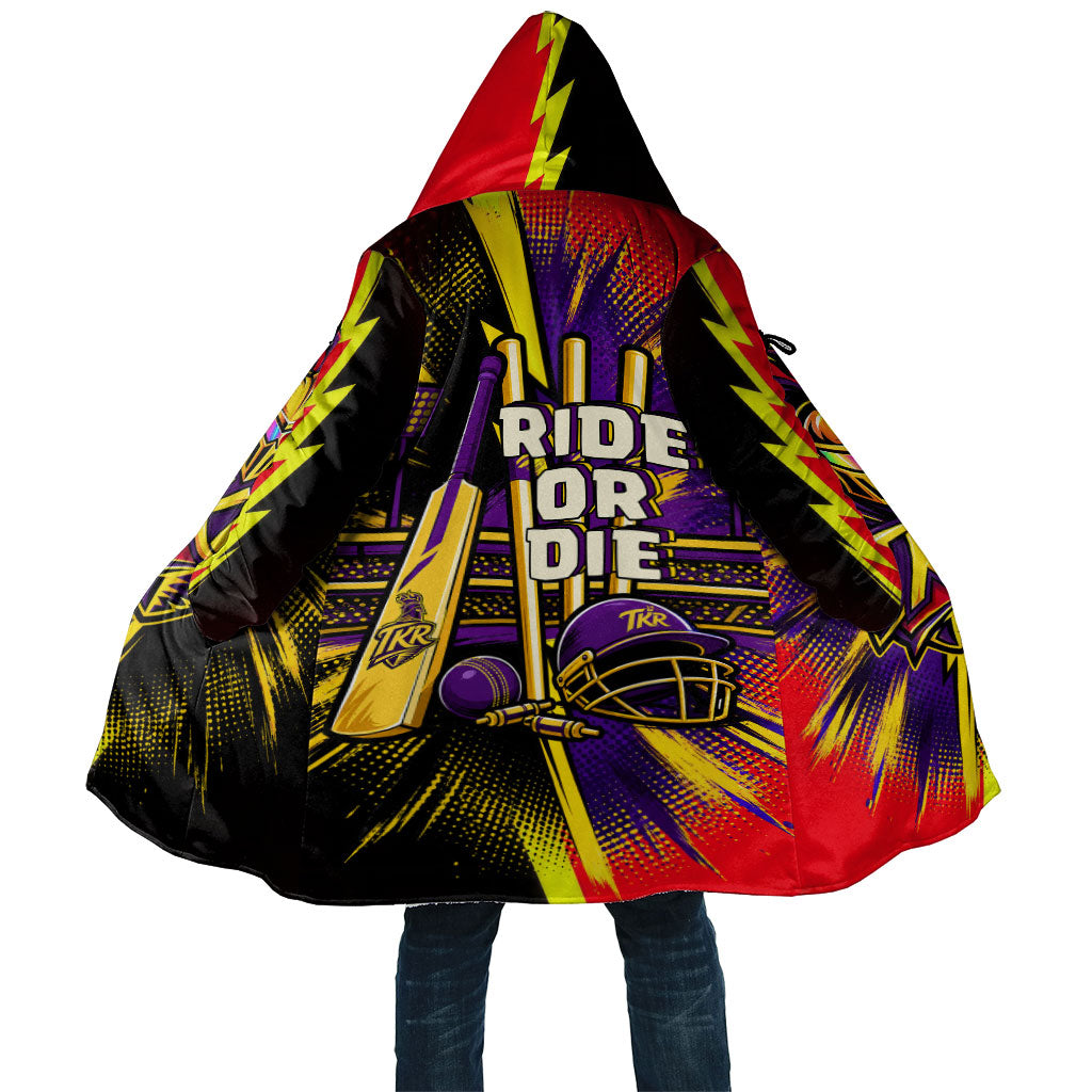 Trinidad and Tobago Cricket Cloak Trinbago Knight Riders - Ride Or Die Comic Halftone