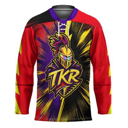 Trinidad and Tobago Cricket Hockey Jersey Trinbago Knight Riders - Ride Or Die Comic Halftone