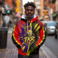 Trinidad and Tobago Cricket Hoodie Trinbago Knight Riders - Ride Or Die Comic Halftone