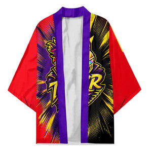 Trinidad and Tobago Cricket Kimono Trinbago Knight Riders - Ride Or Die Comic Halftone