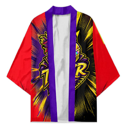 Trinidad and Tobago Cricket Kimono Trinbago Knight Riders - Ride Or Die Comic Halftone
