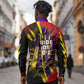 Trinidad and Tobago Cricket Long Sleeve Button Shirt Trinbago Knight Riders - Ride Or Die Comic Halftone