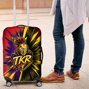 Trinidad and Tobago Cricket Luggage Cover Trinbago Knight Riders - Ride Or Die Comic Halftone