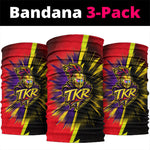 Trinidad and Tobago Cricket Neck Gaiter Trinbago Knight Riders - Ride Or Die Comic Halftone