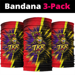 Trinidad and Tobago Cricket Neck Gaiter Trinbago Knight Riders - Ride Or Die Comic Halftone