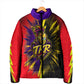 Trinidad and Tobago Cricket Padded Jacket Trinbago Knight Riders - Ride Or Die Comic Halftone