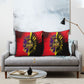 Trinidad and Tobago Cricket Pillow Cover Trinbago Knight Riders - Ride Or Die Comic Halftone