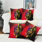 Trinidad and Tobago Cricket Pillow Cover Trinbago Knight Riders - Ride Or Die Comic Halftone