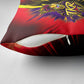 Trinidad and Tobago Cricket Pillow Cover Trinbago Knight Riders - Ride Or Die Comic Halftone