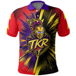 Trinidad and Tobago Cricket Polo Shirt Trinbago Knight Riders - Ride Or Die Comic Halftone