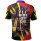 Trinidad and Tobago Cricket Polo Shirt Trinbago Knight Riders - Ride Or Die Comic Halftone