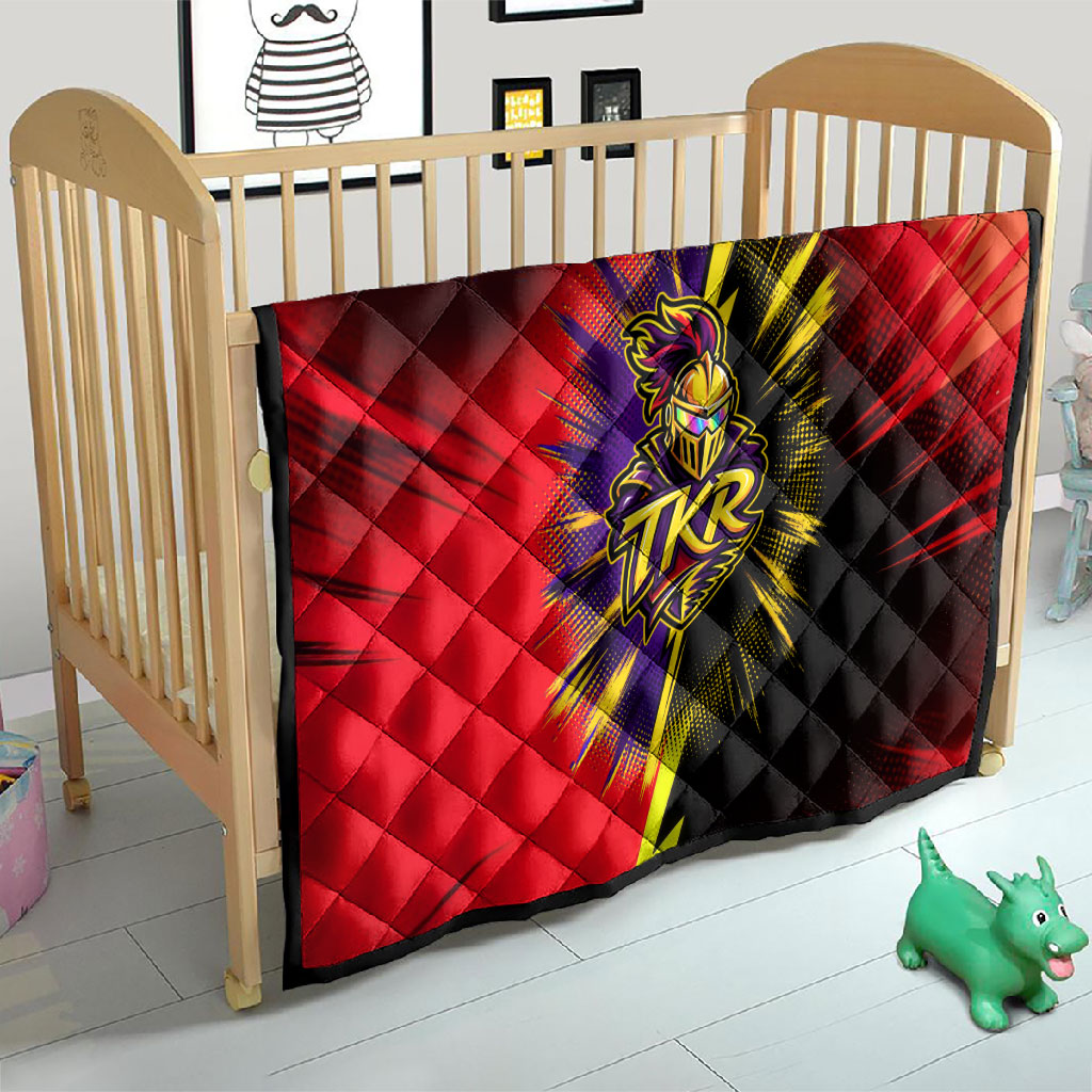 Trinidad and Tobago Cricket Quilt Trinbago Knight Riders - Ride Or Die Comic Halftone