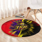 Trinidad and Tobago Cricket Round Carpet Trinbago Knight Riders - Ride Or Die Comic Halftone