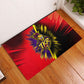 Trinidad and Tobago Cricket Rubber Doormat Trinbago Knight Riders - Ride Or Die Comic Halftone