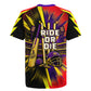 Trinidad and Tobago Cricket Rugby Jersey Trinbago Knight Riders - Ride Or Die Comic Halftone