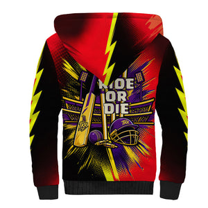 Trinidad and Tobago Cricket Sherpa Hoodie Trinbago Knight Riders - Ride Or Die Comic Halftone