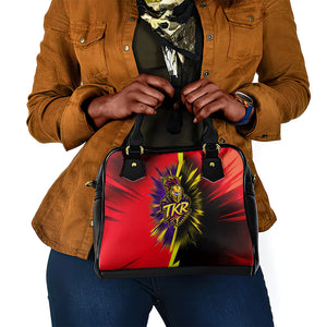 Trinidad and Tobago Cricket Shoulder Handbag Trinbago Knight Riders - Ride Or Die Comic Halftone