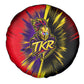 Trinidad and Tobago Cricket Spare Tire Cover Trinbago Knight Riders - Ride Or Die Comic Halftone