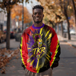 Trinidad and Tobago Cricket Sweatshirt Trinbago Knight Riders - Ride Or Die Comic Halftone