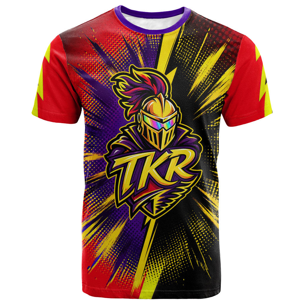 Trinidad and Tobago Cricket T shirt Trinbago Knight Riders - Ride Or Die Comic Halftone