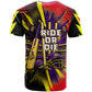 Trinidad and Tobago Cricket T shirt Trinbago Knight Riders - Ride Or Die Comic Halftone