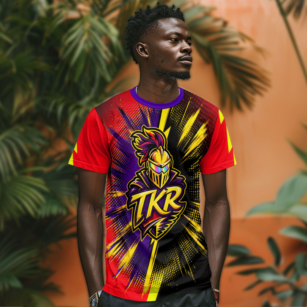 Trinidad and Tobago Cricket T shirt Trinbago Knight Riders - Ride Or Die Comic Halftone