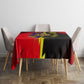 Trinidad and Tobago Cricket Tablecloth Trinbago Knight Riders - Ride Or Die Comic Halftone