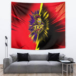 Trinidad and Tobago Cricket Tapestry Trinbago Knight Riders - Ride Or Die Comic Halftone