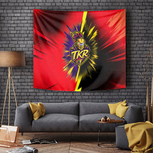 Trinidad and Tobago Cricket Tapestry Trinbago Knight Riders - Ride Or Die Comic Halftone