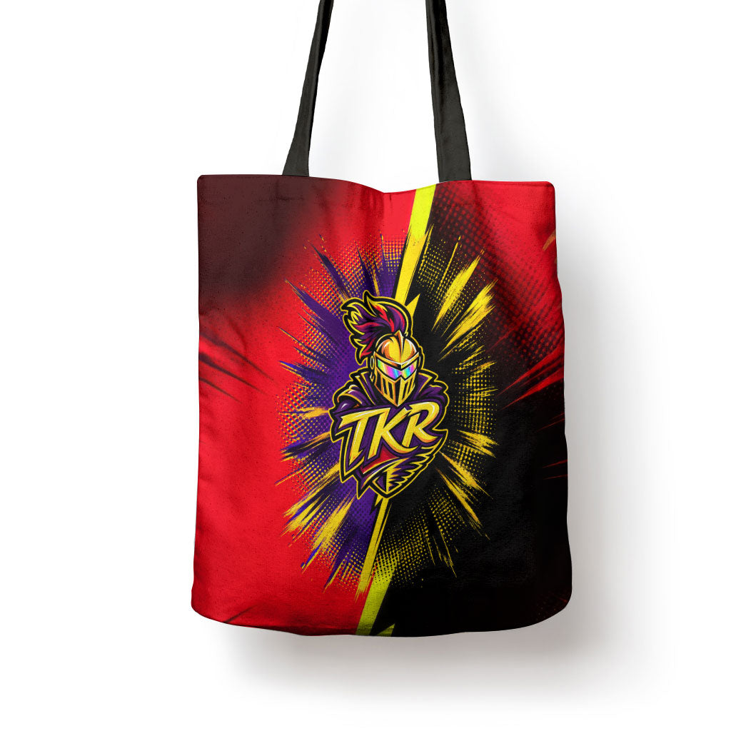 Trinidad and Tobago Cricket Tote Bag Trinbago Knight Riders - Ride Or Die Comic Halftone
