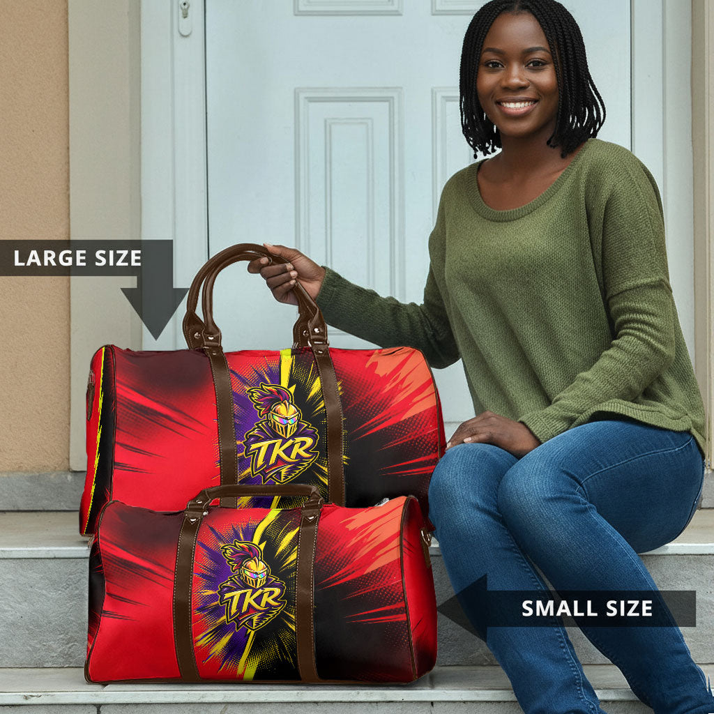 Trinidad and Tobago Cricket Travel Bag Trinbago Knight Riders - Ride Or Die Comic Halftone