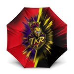 Trinidad and Tobago Cricket Umbrella Trinbago Knight Riders - Ride Or Die Comic Halftone