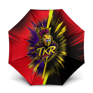 Trinidad and Tobago Cricket Umbrella Trinbago Knight Riders - Ride Or Die Comic Halftone