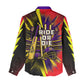 Trinidad and Tobago Cricket Women Casual Shirt Trinbago Knight Riders - Ride Or Die Comic Halftone