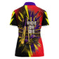 Trinidad and Tobago Cricket Women Polo Shirt Trinbago Knight Riders - Ride Or Die Comic Halftone