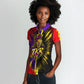Trinidad and Tobago Cricket Women Polo Shirt Trinbago Knight Riders - Ride Or Die Comic Halftone