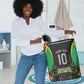 Personalized St Kitts And Nevis Patriots Laundry Basket Caribbean Cricket Player Graphic Art