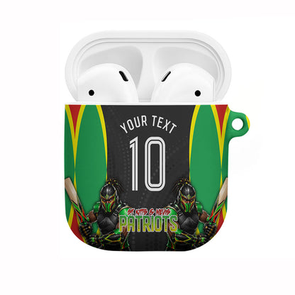 Personalized St Kitts And Nevis Patriots AirPods Case Caribbean Cricket Player Graphic Art
