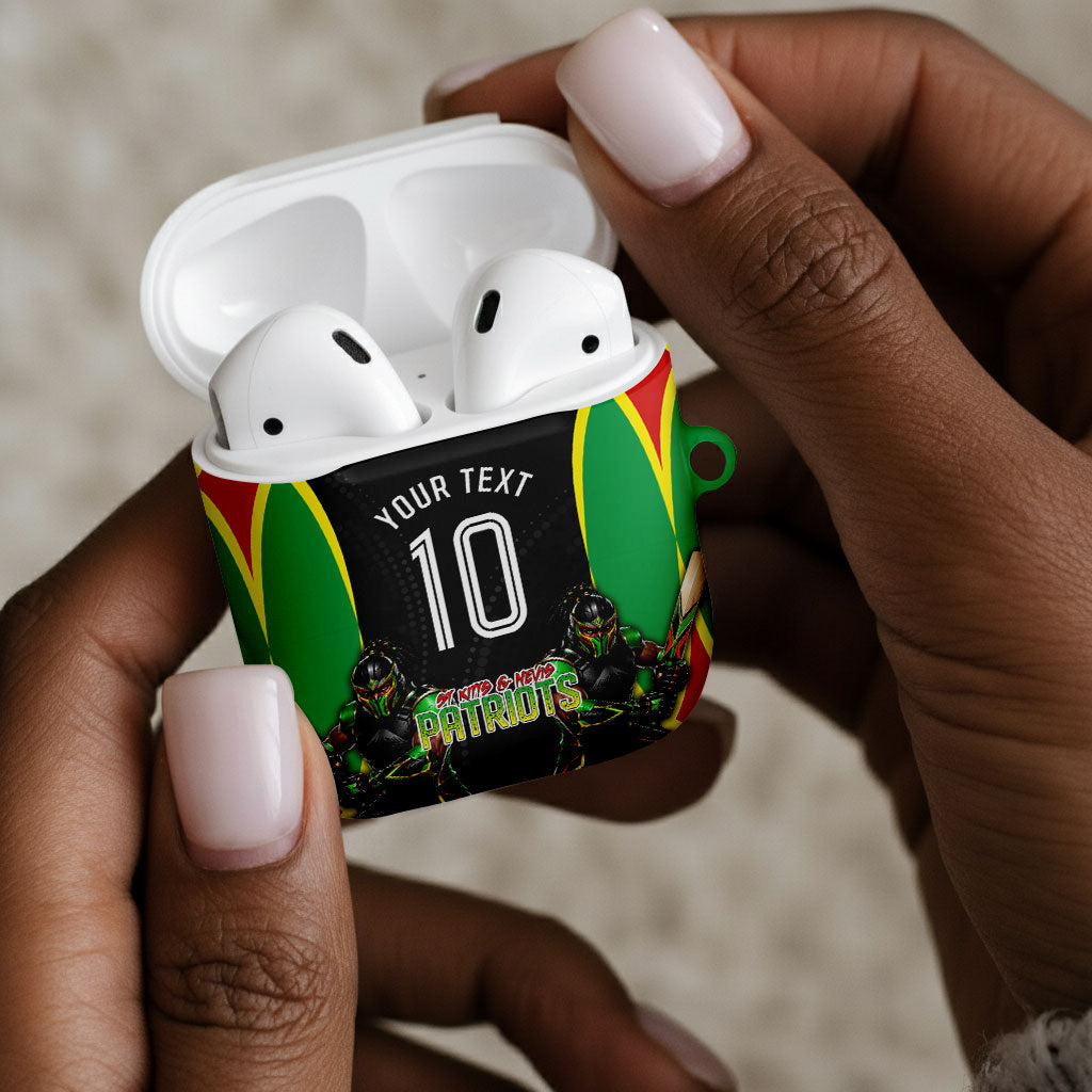 Personalized St Kitts And Nevis Patriots AirPods Case Caribbean Cricket Player Graphic Art